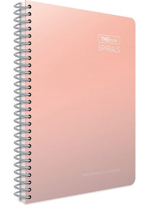 Thebook Spiral Hard Cover Notebook A4 200 Sheets Lined