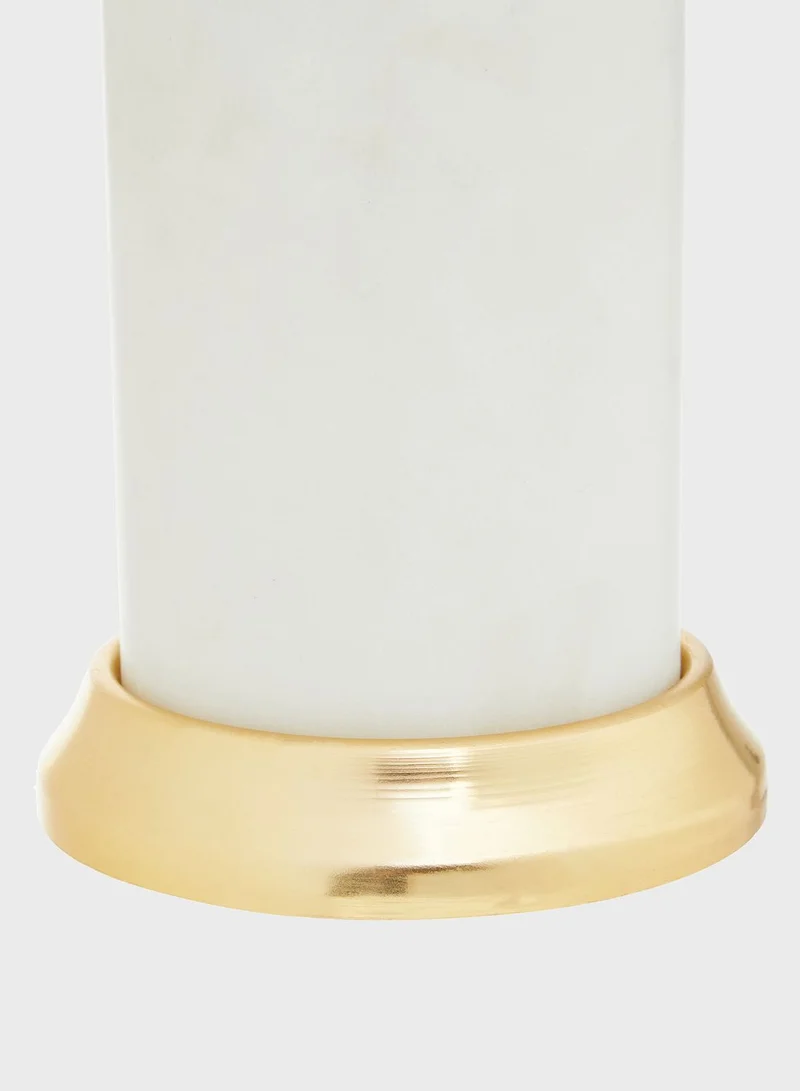 Premier White Marble & Brass Soap Dispenser