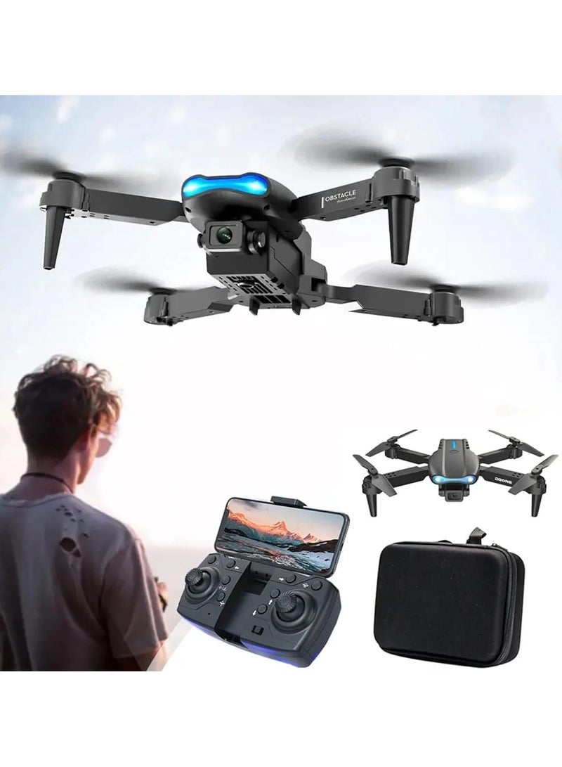 Generic E99 Pro RC Drone with Dual 4K HD Cameras – Foldable Quadcopter with FPV Live Video, 2 Batteries, Headless Mode, One-Key Start – Ideal for Adults & Kids  - Image 1