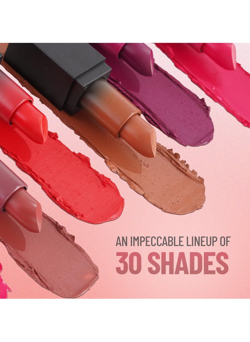 Swiss Beauty - Swiss Beauty Hd Matte Pigmented Smudge Proof Lipstick Brandy Harrington 3.5G - Image 1