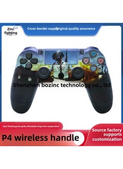 Preferred PS. 4 Game Handle Six Axis Dual Vibration P4 Game Console With Bluetooth Pro Wireless Handle-Product Color:Peace Elite