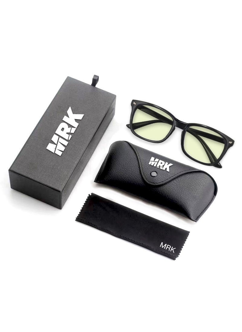 MRK - MRK UV and Blue Light Blocking Glasses – Anti Glare, Anti Fatigue - Eye Protection for Computer and Video Games - Image 1