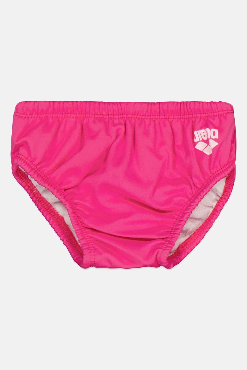 arena Toddlers Girl Graphic Print Bikini Bottom, Pink - Image 1