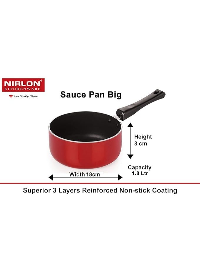 Nirlon Dishwasher Safe Non Stick Aluminium Cookware Set - Image 5