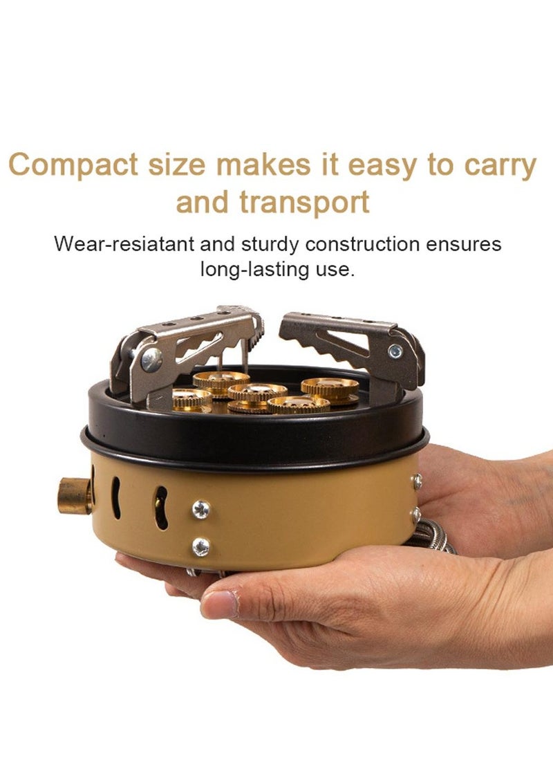 CAMPING FAMILY - Outdoor Compact Size Camping Portable Stoves Tourist Cooking Accessory Foldable Gas stove High Power - Image 1