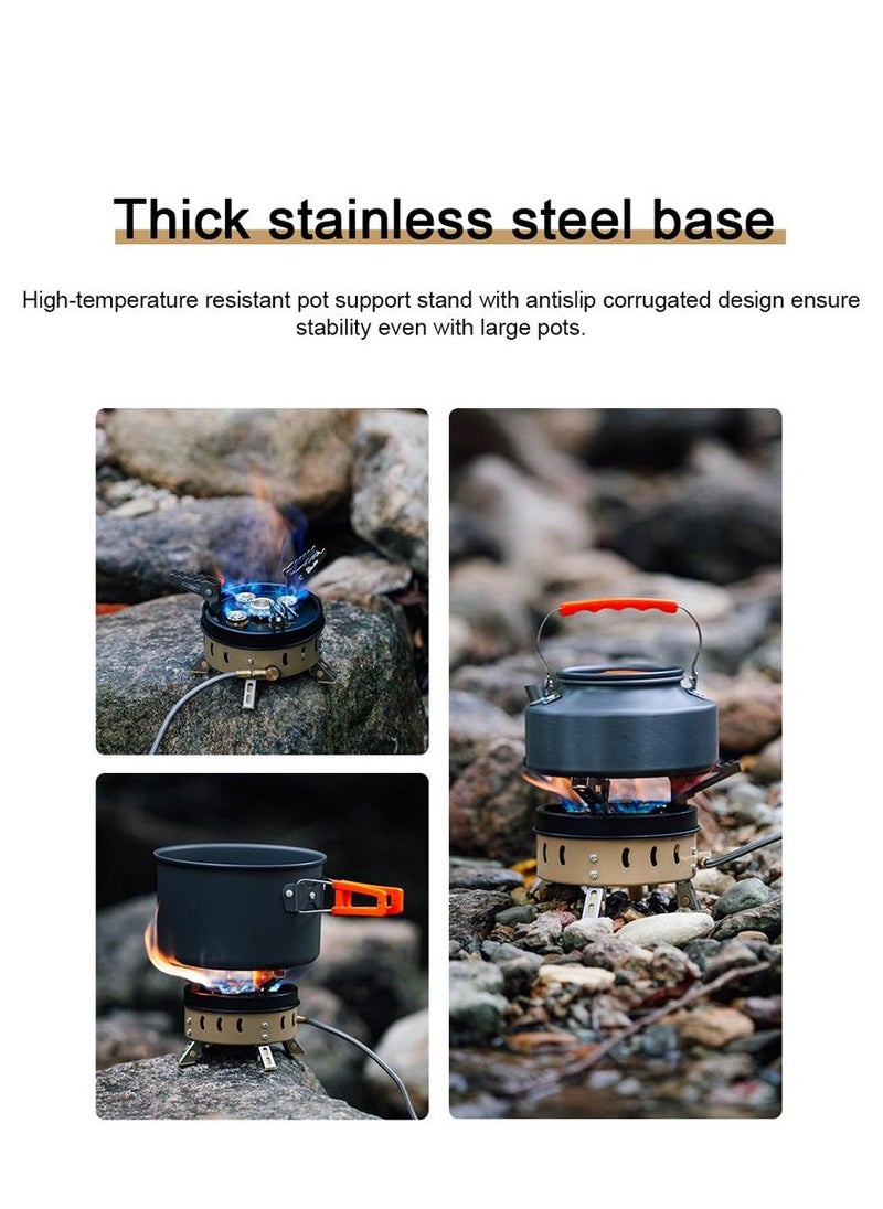 CAMPING FAMILY - Outdoor Compact Size Camping Portable Stoves Tourist Cooking Accessory Foldable Gas stove High Power - Image 1