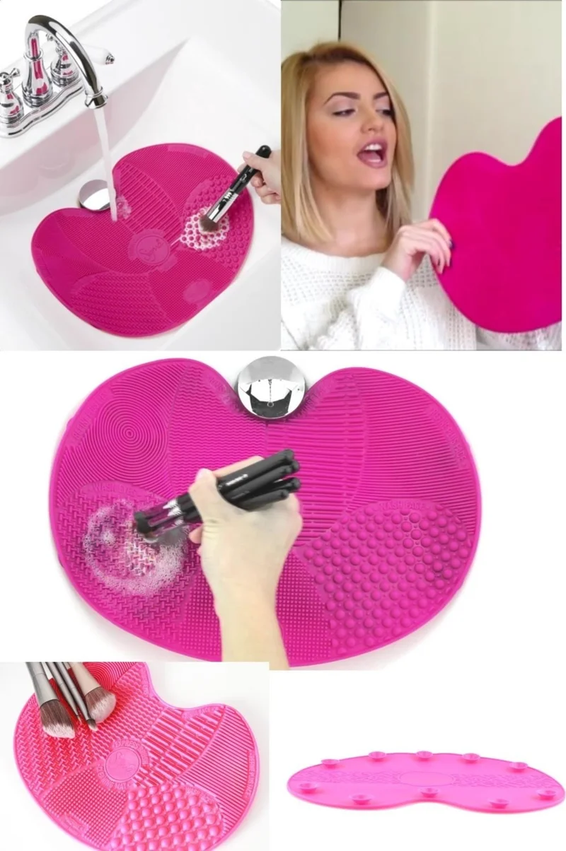 5DM Practical Easy Makeup Brush Cleaning Mat Apparatus Tool