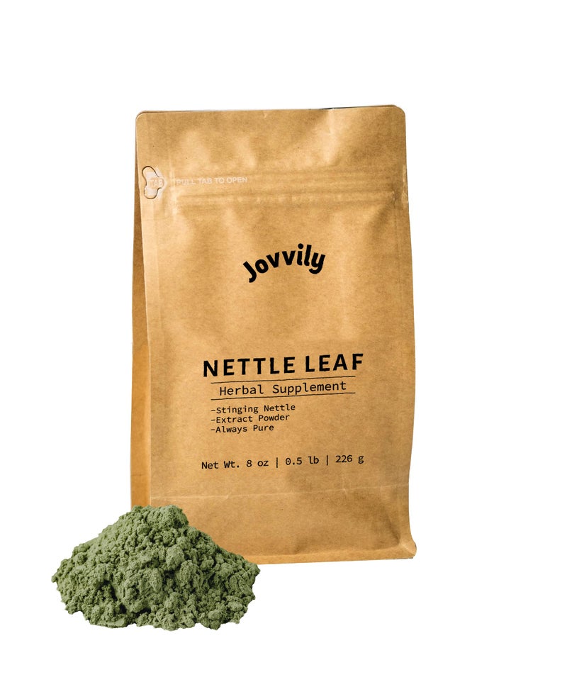 Jovvily Nettle Leaf Powder - 8 oz - Herbal Supplement - Image 1