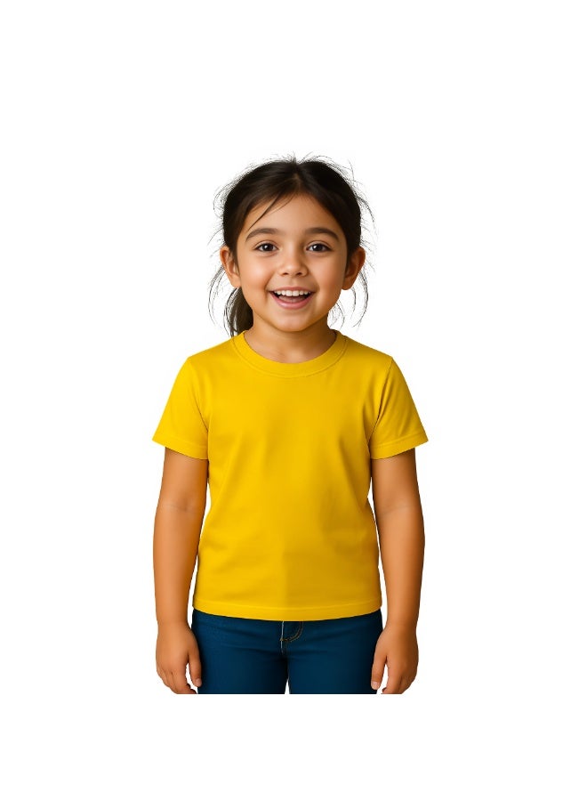 NENOUSH Kids Unisex T-Shirt For Boys & Girls | Soft Cotton Half Sleeve Tee | Comfortable Round Neck Everyday Wear | Casual Outfit For School,Play - Image 2