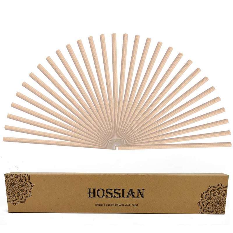 HOSSIAN HOSSIAN 50pcs Reed Diffuser Sticks  Wood RattanReed Sticks Essential Oil Aroma Diffuser Sticks SpaAromatherapy1025cm 