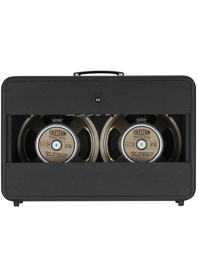 VOX V212NT-G2 Night Train Series 2x12" Guitar Extension Cabinet | 60W | Celestion G12H Anniversary Speakers | Open Back | Black - Image 2