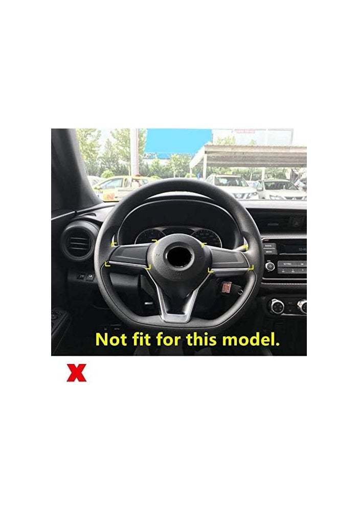 Wivplex ABS Matte Steering Wheel Button Cover Trim for Nissan Leaf 2018-2019 - Image 5