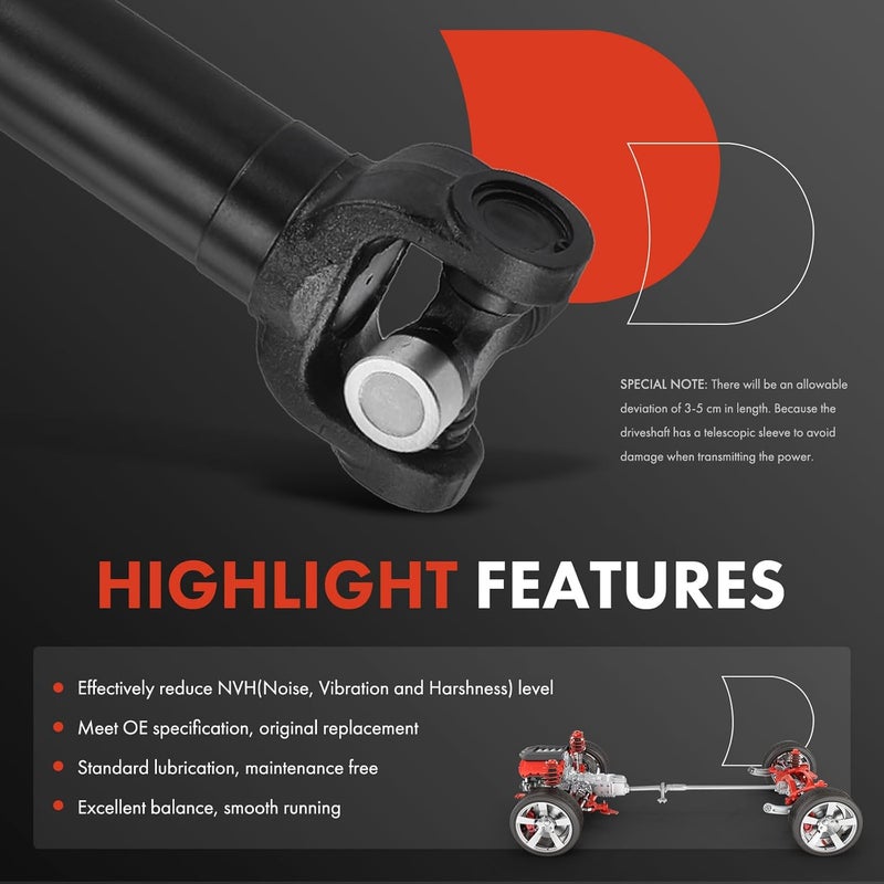 A-Premium Front Drive Shaft Assembly for Chevrolet and GMC - Image 4