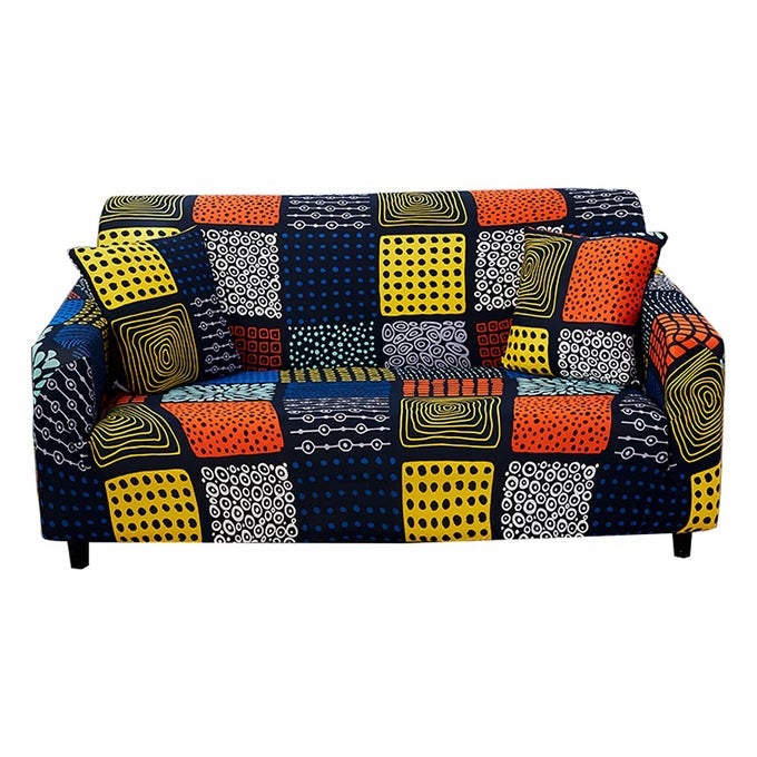 PRINTED SOFA COVER STRETCH COUCH COVERS SOFA SLIPCOVERS FOR 3 CUSHION COUCH WITH TWO FREE PILLOW CASE BRAGG 3 SEATERLARGE 2 SEATER