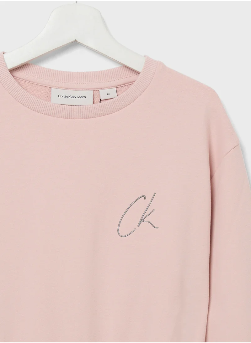 Calvin Klein Jeans Long Sleeve Dress