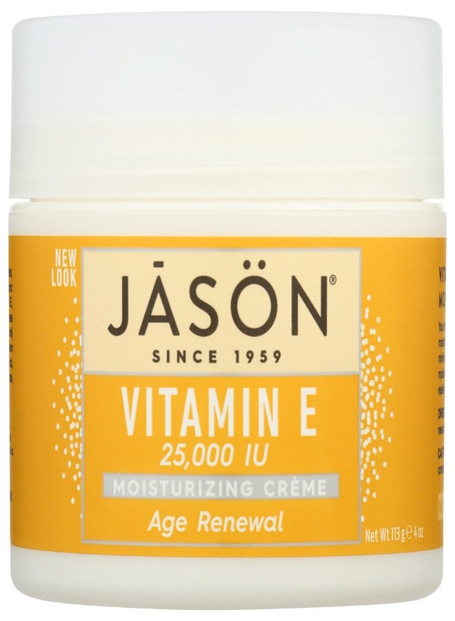 Jason Vitamin E Moisturizing Crème, 25000 IU, Parabens Free, 4 Ounces (Pack Of 1)
