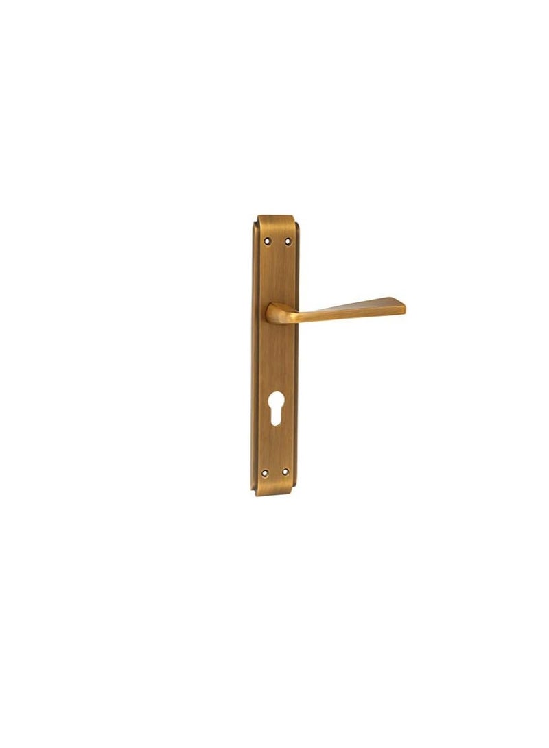 ROBUSTLINE Robustline Door Lockset (Handle and Lockbody) | 85MM Centre to Centre | Gold Color - Image 2