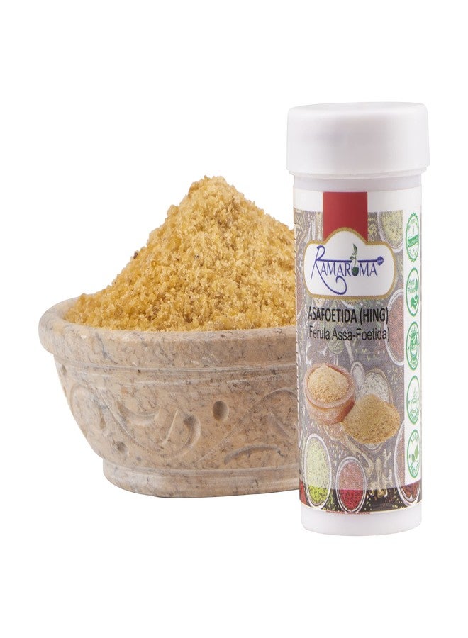 Ramaroma Asafetida (Hing) Ground 0.35oz (10g) ~ All Natural | Salt Free | Vegan | Non-GMO | Asafoetida Indian Spice | Best for Onion Garlic Substitute - Image 2