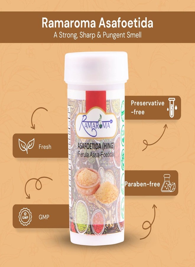 Ramaroma Asafetida (Hing) Ground 0.35oz (10g) ~ All Natural | Salt Free | Vegan | Non-GMO | Asafoetida Indian Spice | Best for Onion Garlic Substitute - Image 4