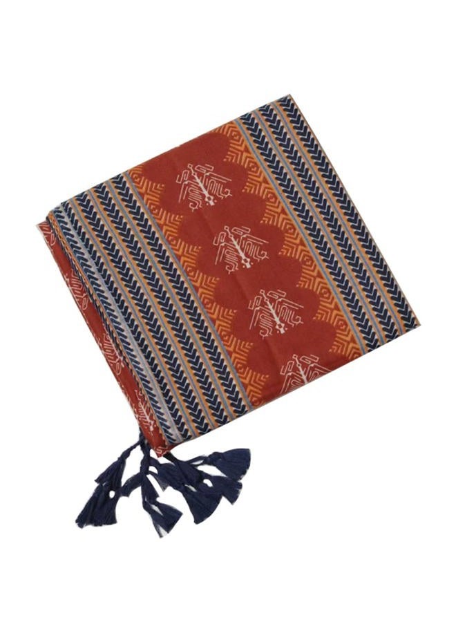 Yeieeo Boho Scarf for Women Lightweight Floral Printed Scarf Fall Winter Fashion Fringed Shawl, Color24, L - Image 5