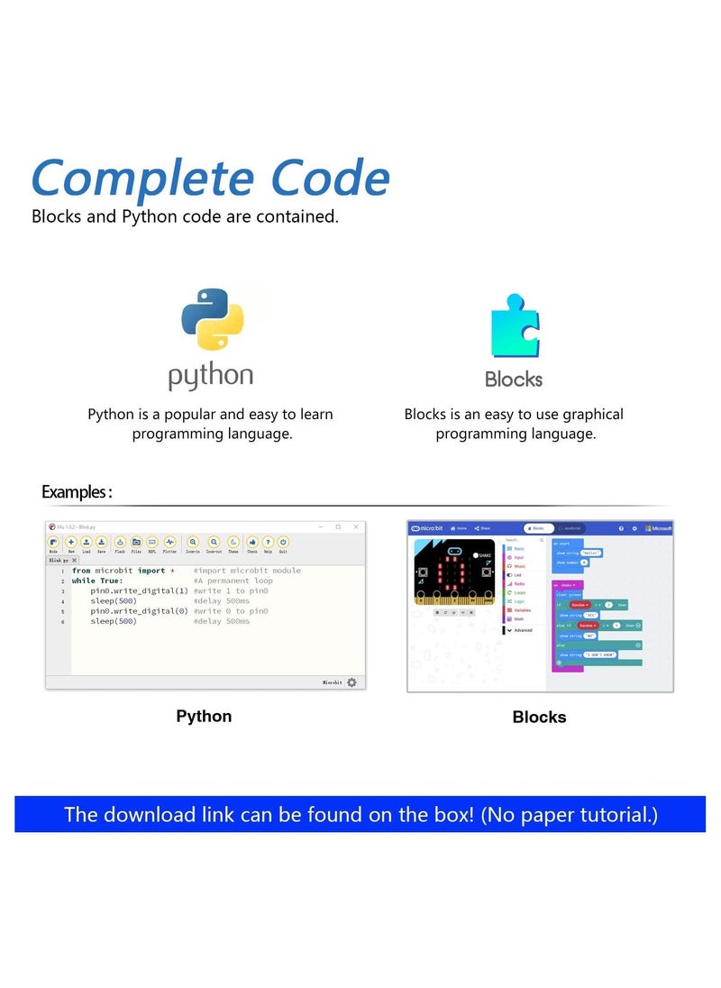 FREENOVE - Ultimate Starter Kit for BBC Micro bit (V2 Included), 316 Page Detailed Tutorial, 225 Items, 44 Projects, Blocks and Python Code - Image 1