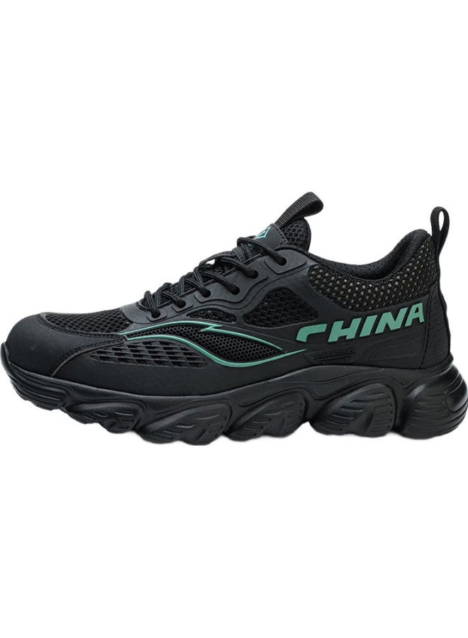 Dinggu Safety Shoes For Men, Anti-Smashing, Anti-Puncture, Steel Toe, Construction Site, Lightweight, Comfortable, Breathable, Soft Sole, All-Season Style 1069Hei43 - Image 2