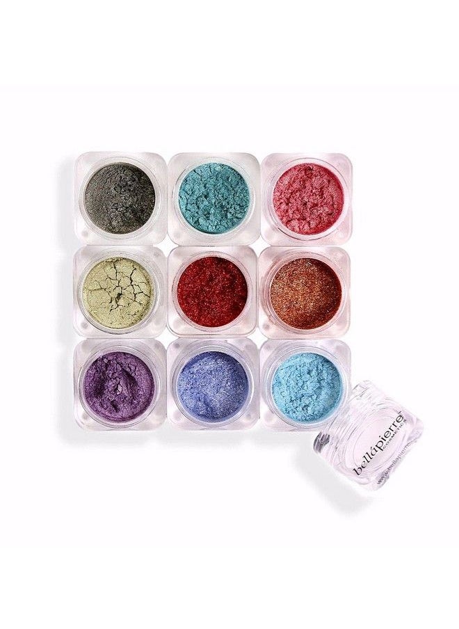 BellaPierre - Shimmer Powder 9 Stack : Paraben Free : Vegan & Cruelty Free : 9 Count Fabulous - Image 1
