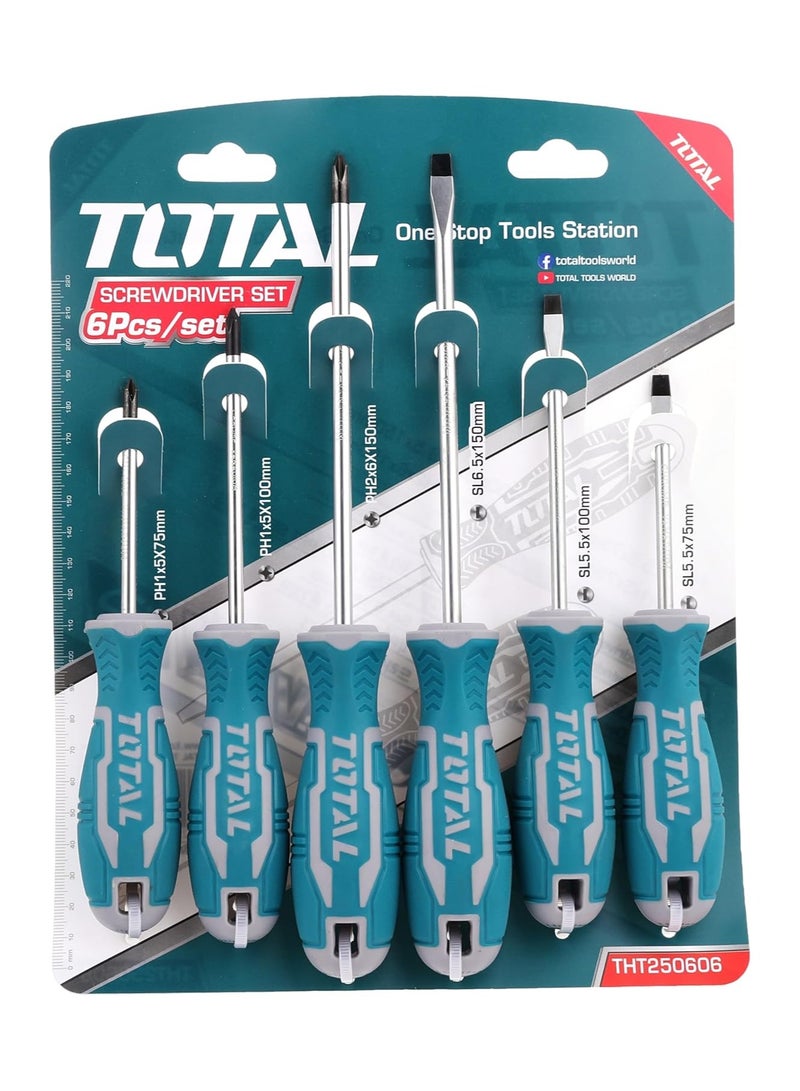 توتال مجموعة مفكات براغي 6 قطع THGSS2606 - Image 3