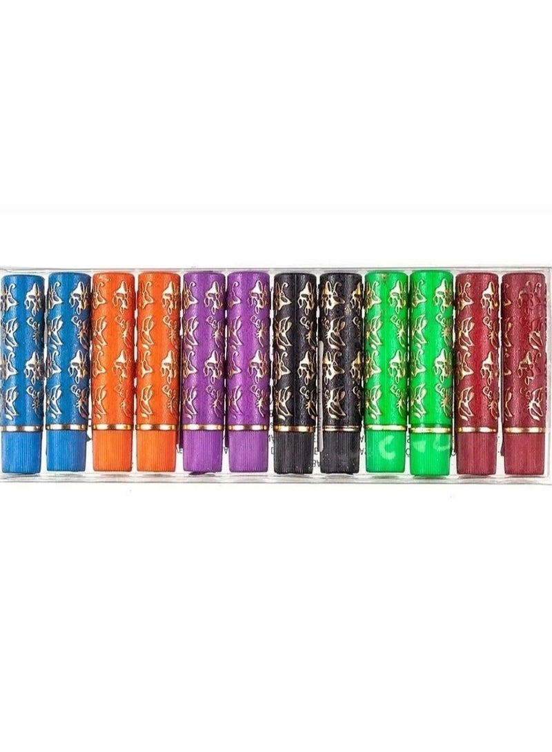 12 Piece magic Lipstick Set Multicolour - Image 1