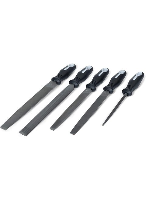 Nicholson Crescent 5 Piece General Purpose File Set with Ergonomic Handles