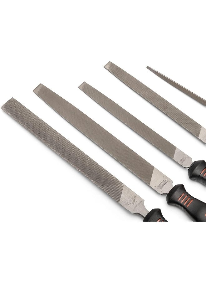 Nicholson Nicholson Crescent 5 Piece General Purpose File Set with Ergonomic Handles  - Image 2
