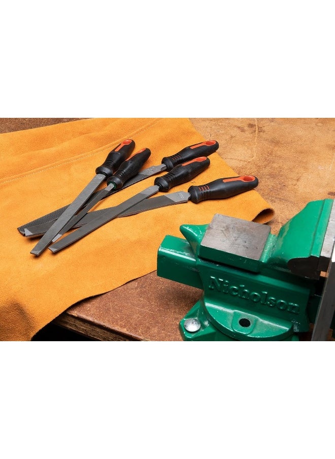 Nicholson Nicholson Crescent 5 Piece General Purpose File Set with Ergonomic Handles  - Image 5