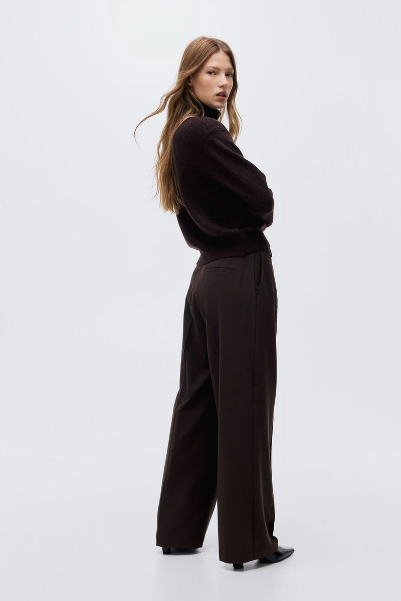 H&M Wide tailored trousers