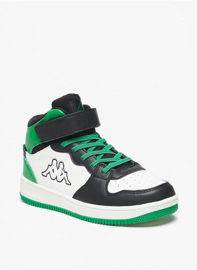 Kappa - Boys' Perforated Casual Sneakers With Hook And Loop Closure - Image 1