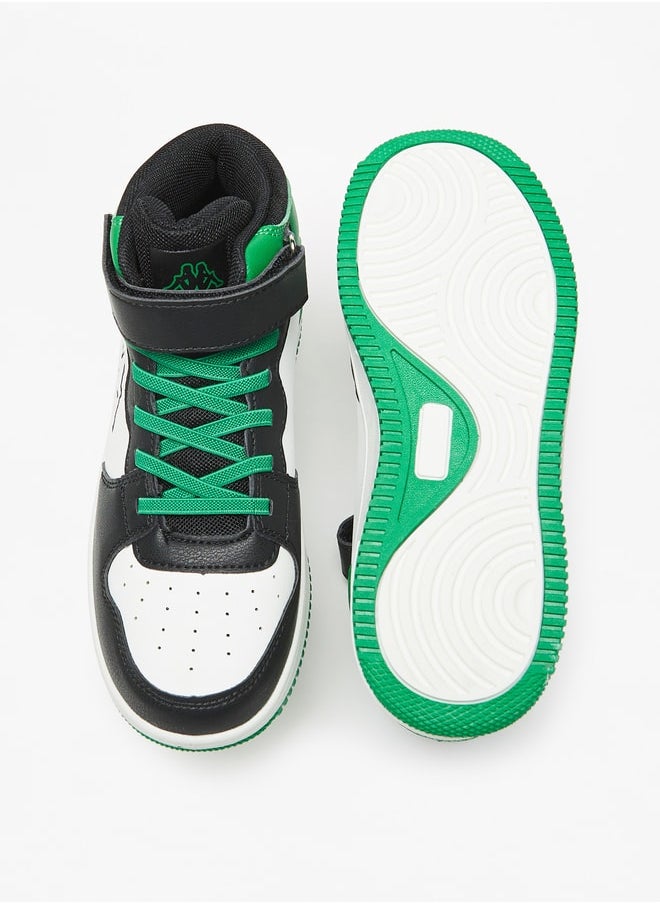 Kappa - Boys' Perforated Casual Sneakers With Hook And Loop Closure - Image 1