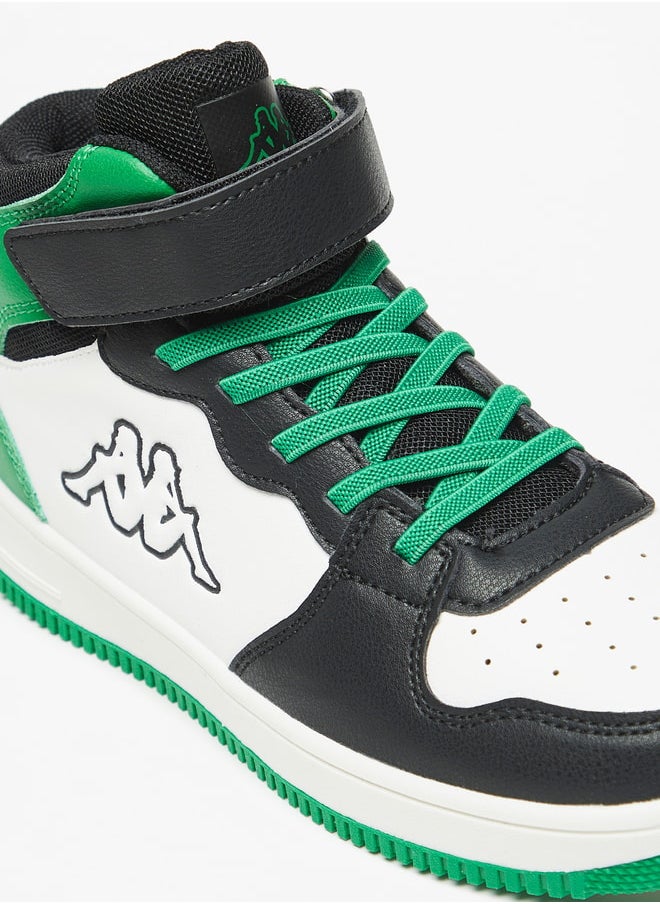 Kappa - Boys' Perforated Casual Sneakers With Hook And Loop Closure - Image 1