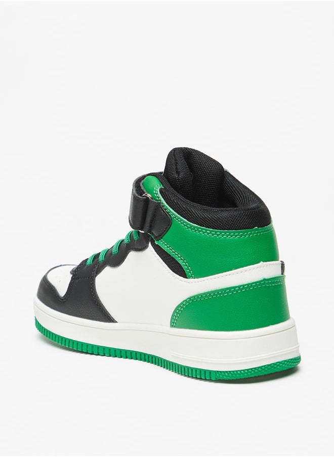 Kappa - Boys' Perforated Casual Sneakers With Hook And Loop Closure - Image 1