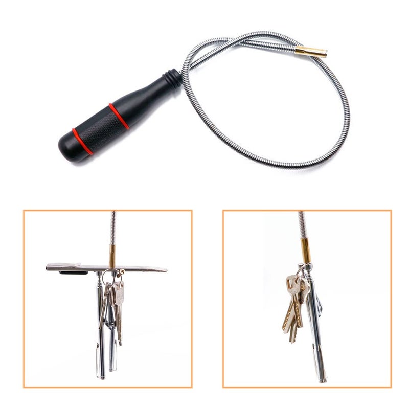 KITEVICH 4 Pack Telescoping Magnet Pick-up Tool Set - Retrieving Pickup Toolsï¼ŒExtendable Pick Up Toolsï¼ŒBendable Spring Magnet Stickï¼ŒFlexible Extra Long Reach Bendable Curve Grabber with 4 Claws - Image 5