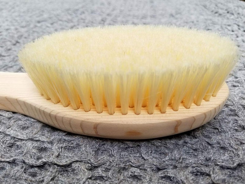 IPPINKA Japanese Body Brush for Bath or Dry Brushing Exfoliation Cellulite Treatment Medium Soft - Image 3