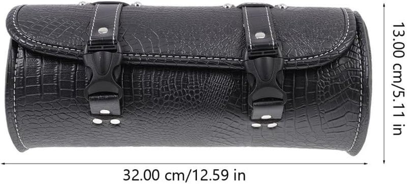 Motorcycle Side Bag Crocodile Texture Saddle Storage Pouch Front Rear Mount for Cruiser Touring Riding Equipment - Image 2