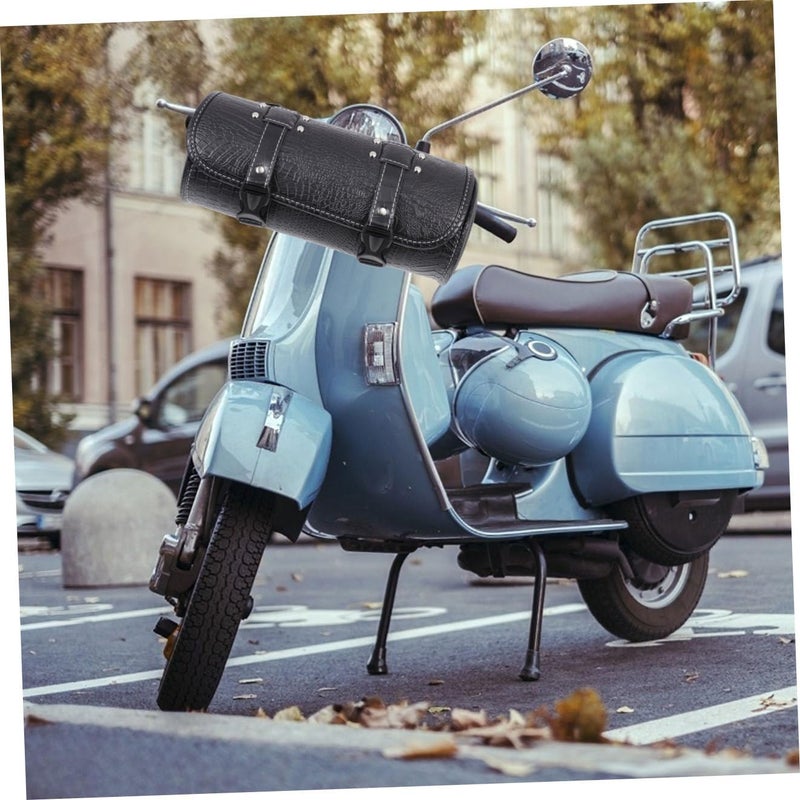 Motorcycle Side Bag Crocodile Texture Saddle Storage Pouch Front Rear Mount for Cruiser Touring Riding Equipment - Image 5
