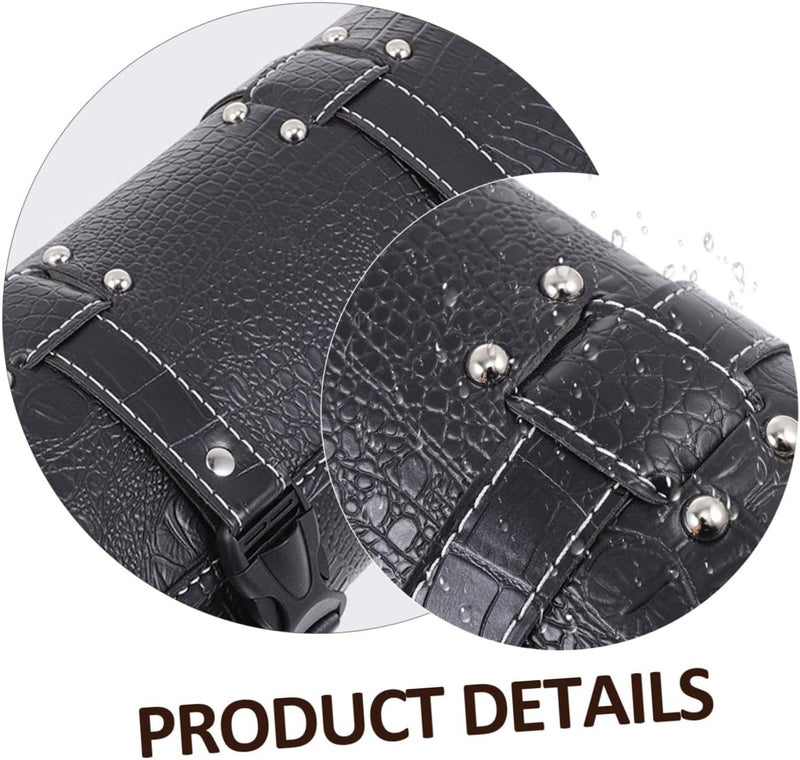 Motorcycle Side Bag Crocodile Texture Saddle Storage Pouch Front Rear Mount for Cruiser Touring Riding Equipment - Image 3