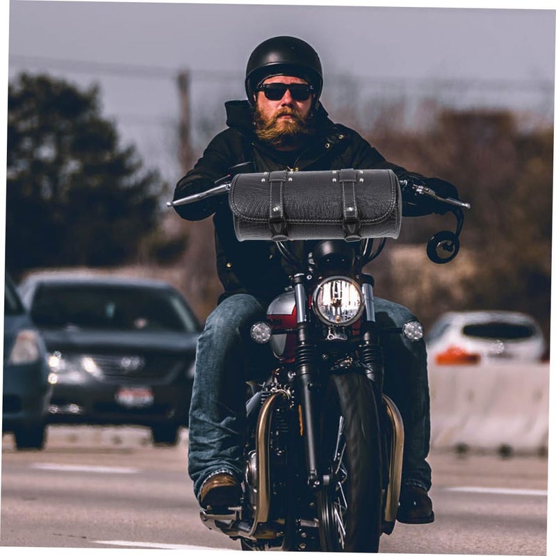 Motorcycle Side Bag Crocodile Texture Saddle Storage Pouch Front Rear Mount for Cruiser Touring Riding Equipment - Image 4
