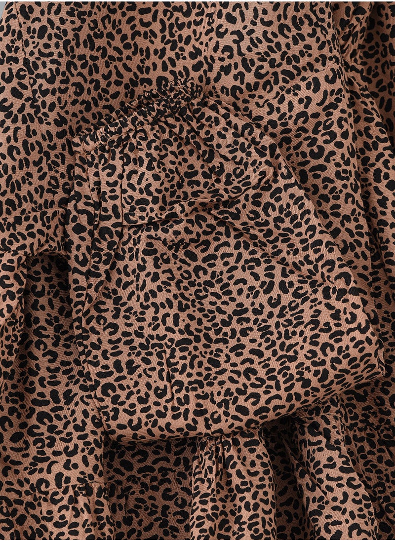 Jelliene Aop woven dress  - Image 4