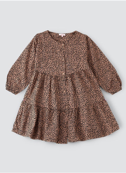 Aop woven dress