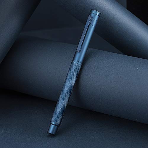erofa Hongdian Dark Blue Forest Fountain Pen Extra Fine Nib 0.38mm Beautiful Tree Texture Excellent Metal Writing Pen - Image 2