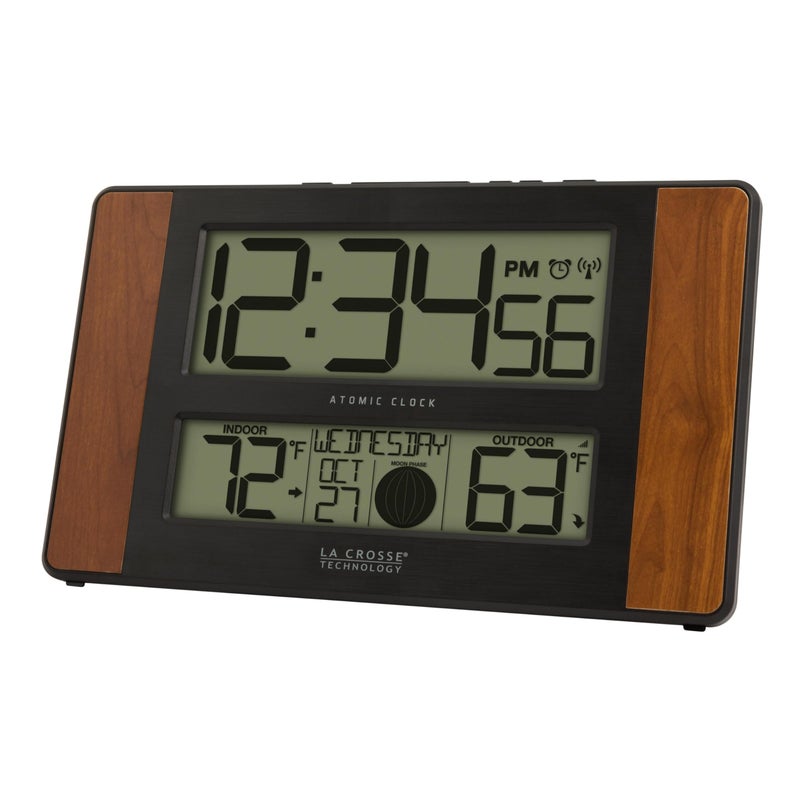 La Crosse Technology Wall/Table Clock, 6.61-inch x 11.1-inch x 1.14-inch (513-1417CH-INT) - Image 2