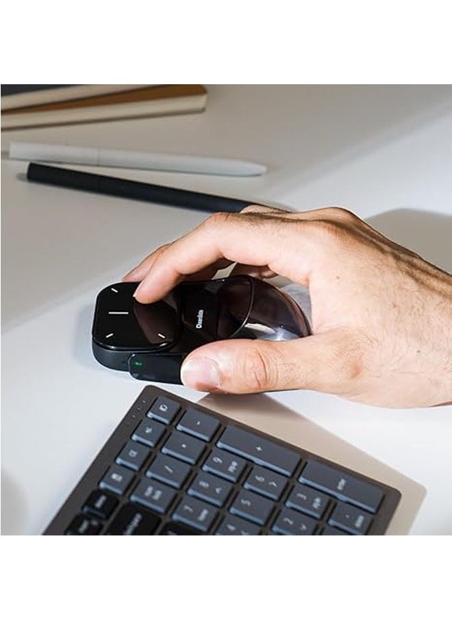 General - Detachable Bluetooth Air Mouse with Touchpad, Wireless Presentation Remote with Recording, Presentation Click, with Laser Pointer, for Mac, Windows (Basic Edition) - Image 1