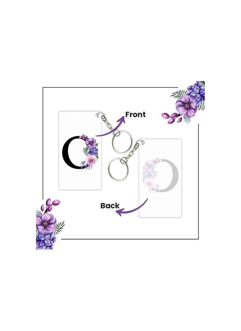 PRINTSHOP4ME Acrylic Alphabet A-Z Initial Letter Keychain for Women Bag Charms Purse Charms For Handbags Pendant Key Ring for Purse Handbags Women Girl Key Ring for Backpack  - Image 4