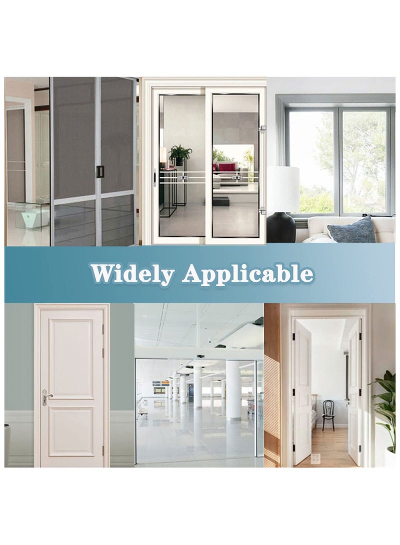 إسكدنيا شريط مانع للتسرب ذاتي اللصق للنوافذ والأبواب المنزلية، شريط مانع للتسرب للأبواب، شريط مانع للتسرب ذاتي اللصق بفرشاة للنوافذ والأبواب، شريط مانع للتسرب لعزل النوافذ، شريط مانع للتسرب بفرشاة بعرض 9 مم - Image 3